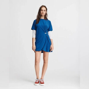 NWT rag & bone Mitchell dress in pacific blue size large